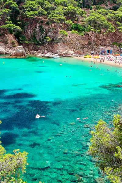 Excursion en bateau à Cala Costa Vrava